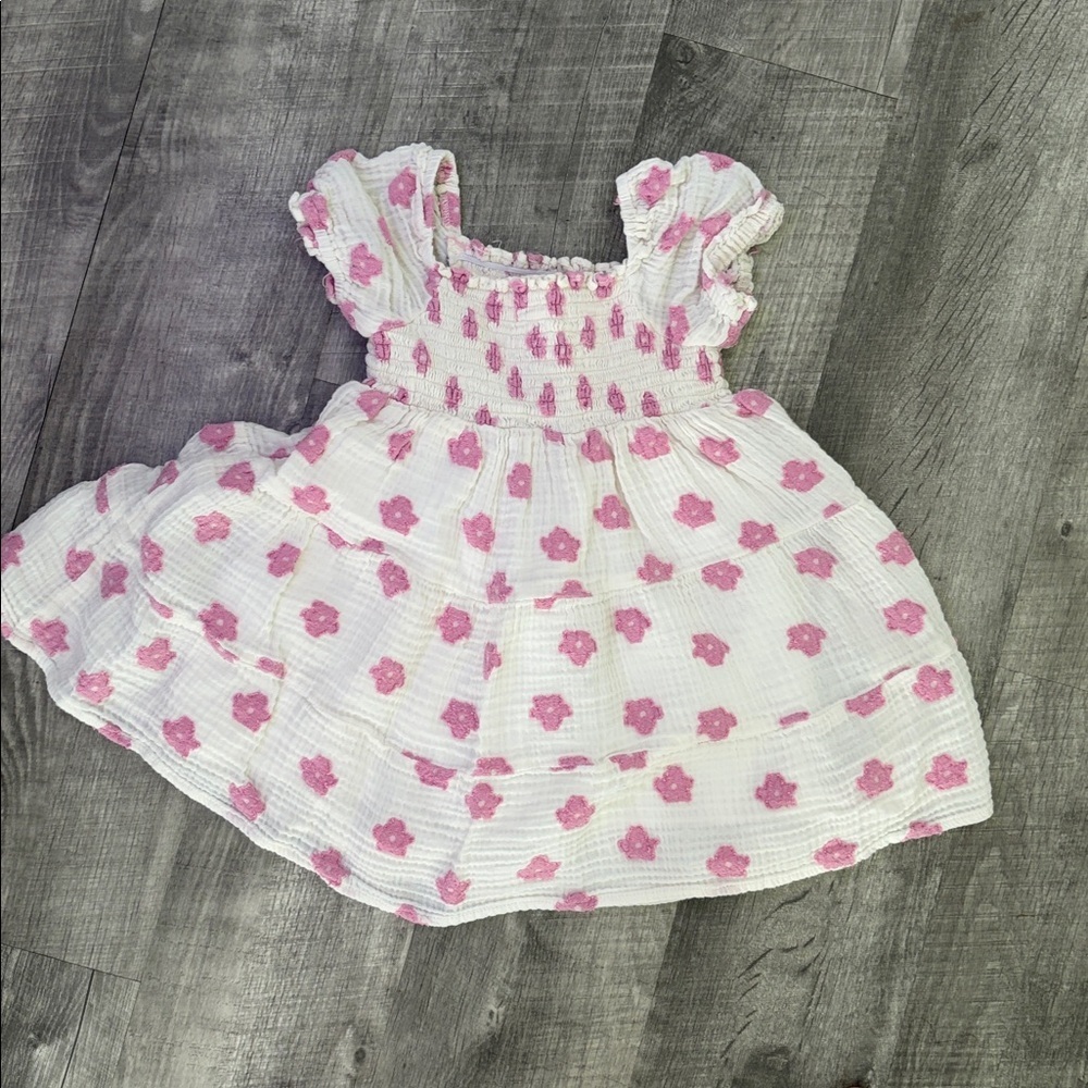 For love and lemons lil lemons girls Pink Floral Kids Dress 3T - Picture 4 of 4